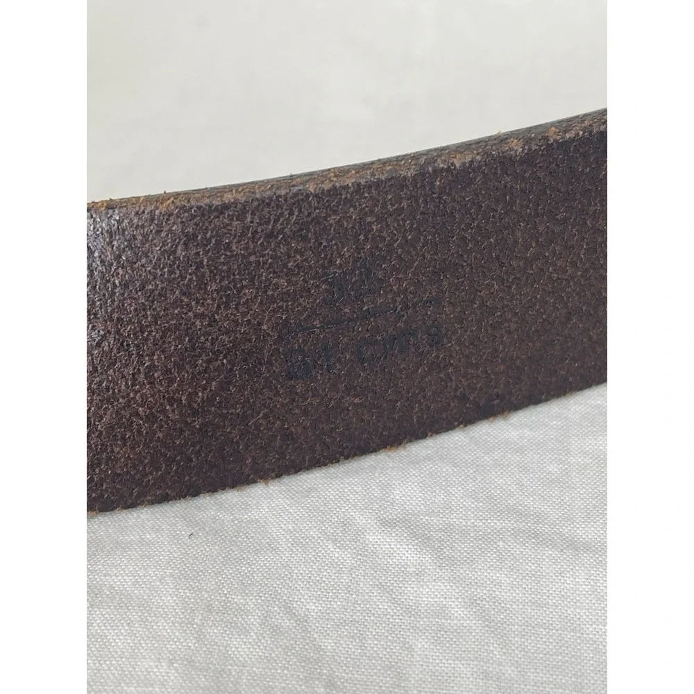 Ted Baker London Men's Brown Dress Belt Size 32 / 81cms Made in Italy Leather